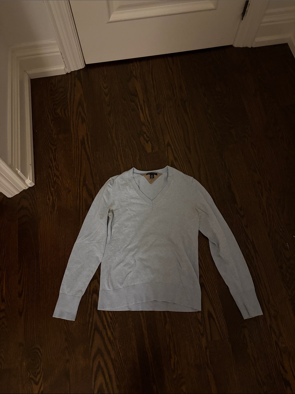 Light Blue V-Neck women’s Sweater